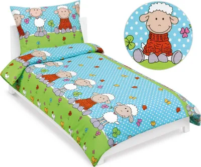 Obrázok produktu pre Krepové posteľné prádlo – modrá, zelená, biela – 140 x 200, 70 x 90