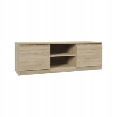 Produktbild von Kommode TV-Schrank AVEN Sonoma-Eiche 120 cm mit 2 Schränken und 2 Regalen, TV-Schränke