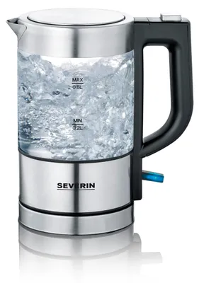 Produktbild von SEVERIN Mini Glas Wasserkocher 0,5 L, leistungsstark und kompakt in hochwertigem