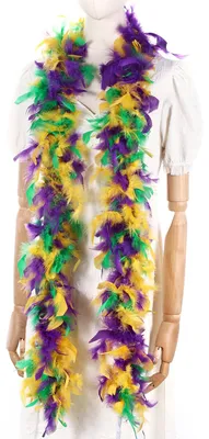 Productafbeelding van Federboa voor carnaval, 60 gram, 1,8 meter, voor feestelijke gelegenheden