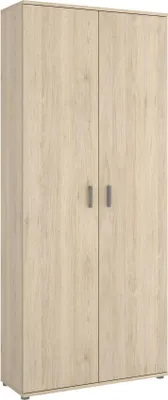 Immagine prodotto di Dmora Armadio Multiuso 2 Ante Arna 35x190h cm Marrone Rovere, 2 Ante Portascope