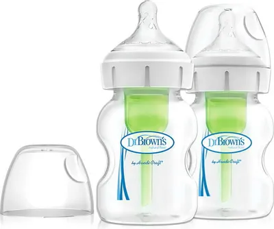Produktbild von Dr Brown's | Antikolikflasche Options+ - 150ml - 2 Stck - BPA-frei - Mit neuem Saugerdesign