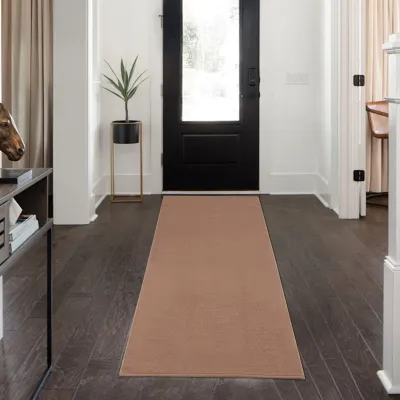 Produktbild von UnboxG Küchenläufer 80x250 cm Braun, Rutschfest mit TPR-Unterseite, Saugfähig und Waschbar, Langteppich für Küche, Flur, Schlafzimmer und Eingangsbereich