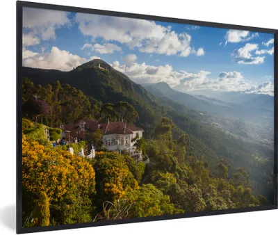 Produktbild von MuchoWow® Gerahmtes Poster Berge in Kolumbien im Herbst 30x20 cm - Poster mit Schwarzem Bilderrahmen Wandposter Rahmen Foto Bilder - Kunstdruck - Bild-Poster