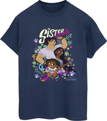 Produktbild von Disney - "Encanto Sister Goals" T-Shirt für Damen BI22342 (S) (Marineblau)