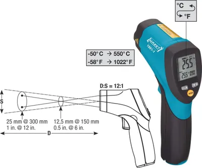 Produktbild von HAZET Infrarot-Thermometer 1991-1 (1991-1)