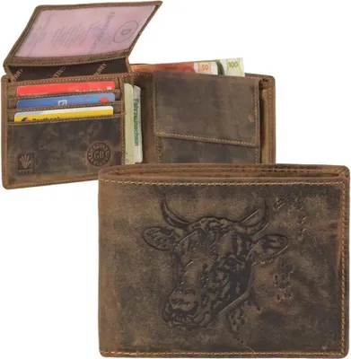 Immagine prodotto di Greenburry portafoglio vintage in pelle di mucca 1705-Cow-25