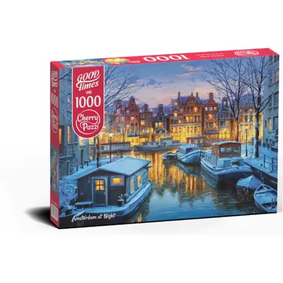 Zdjęcie produktu dla Puzzle 1000 piese Amsterdam at Night 30264 Cherry Pazzi