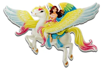 Produktbild von Mono-Quick Schleich Bayala Surah Einhorn - Aufnäher, Bügelbild, Aufbügler, Applikationen, Patches, Flicken, zum aufbügeln, Größe: 5,5 x 8 cm