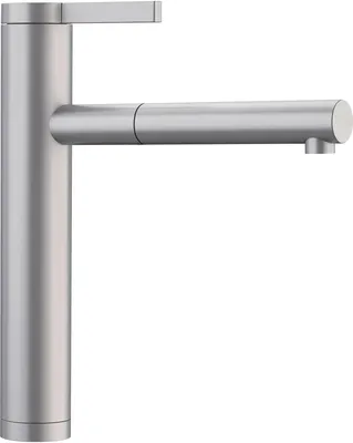 Immagine prodotto di BLANCO LINEE-S miscelatore da cucina monocomando in acciaio inox satinato | alta pressione