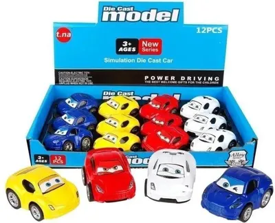 Immagine prodotto di Macchinina in metallo con motore - assortimento di colori
