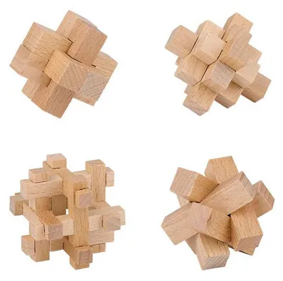 Produktbild von Holzpuzzle Denksportaufgabe 4,5 cm