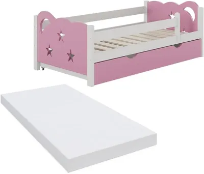 Productafbeelding van Kinderbed "Jessica", Roze, 70x140 cm
