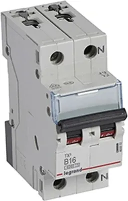 Produktbild von Legrand LS-Schalter, 6kA, B, 16A/1pol+N, 2TE, 1 Stk.