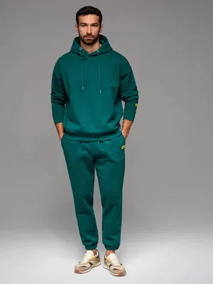 Produktbild von Ombre Unisex-Sweatpants mit Kordelzug dunkelgrün  M-L