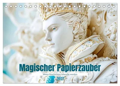 Produktbild von Magischer Papierzauber (Tischkalender 2027 DIN A5 quer), CALVENDO Monatskalender