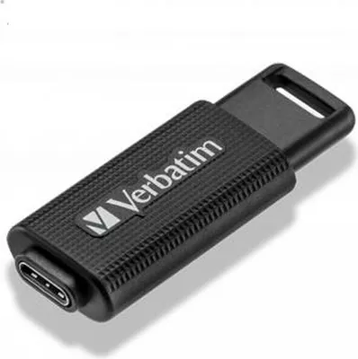 Produktbild von Verbatim Store 'n' Go, 32 GB, USB Typ-C, 3.2 Gen 1 (3.1 Gen 1), Dia, 4 g, Schwarz