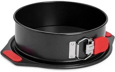 Productafbeelding van Famanu springvorm, diameter 20 cm, met een antiaanbaklaag, snelsluiting en hittebestendige siliconenhandgrepen tot 230°C