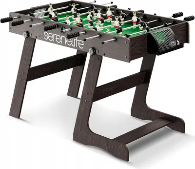 Produktbild von Klappbarer Kickertisch,122 x 61 cm–Wettbewerbsgröße, Faltbarer Platzsparender Tischkicker für Zuhause,Spielzimmer oder Outdoor,Tischfußball für Kinder