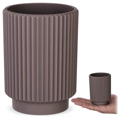 Obrázok produktu pre KADAX Držiak na zubné kefky z polyresínu, moderný držiak na zubné kefky a pastu, držiak na zubné kefky do kúpeľne, doplnky do kúpeľne (farba: taupe), Obrázok generovaný UI