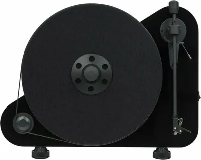 Obrázok produktu pre Pro-Ject VT-E BT R, Gramofón s remeňovým pohonom, Automatický, Čierna, Hliník, Nerezová oceľ, Kremík, MDF