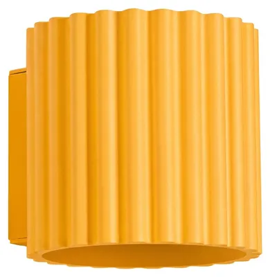 Zdjęcie produktu dla Kinkiet AURA żółty G9 1xG9 8W aluminium 10x12x10cm Sollux Lighting