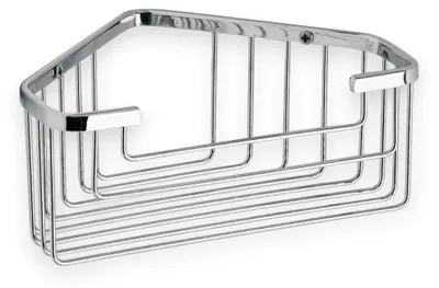 Obrázok produktu pre Chrómovaná oceľová sprchová polička 20 x 15 x V 8,3 cm do kúpeľne