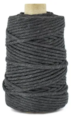 Produktbild von Baumwollseil geflochten 5mm 100m dunkelgrau