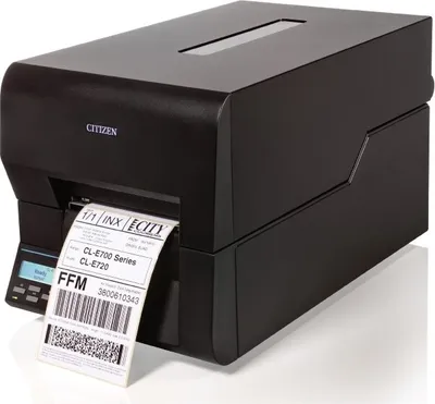 Zdjęcie produktu dla Citizen CL-E730, bezpośrednio termiczny/termotransferowy, 300 x 300 DPI, 150 mm/s, Przewodowa, Czarny