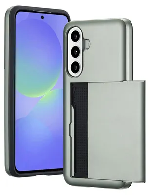 Imagen del producto de Funda Trasera con Ranura para Tarjetas para Samsung Galaxy A36 / A56 - Verde
