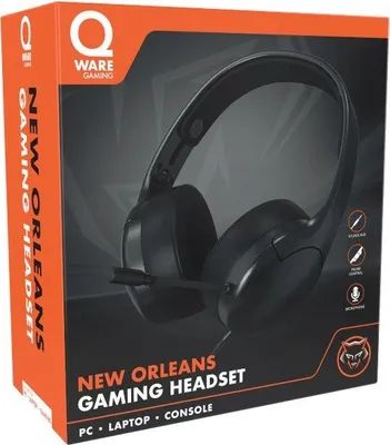 Produktbild von Qware Gaming - Headset - New Orleans - Kompatibel mit Playstation 4, Playstation 5, PC - Vielseitig einsetzbar - Schwarze Edition