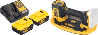 Produktbild von DeWalt DCE 590 P2 Akku Vakuum Heber 18 V 120 kg + 2x Akku 5,0 Ah + Ladegerät
