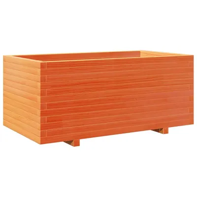 Produktbild von Pflanzkübel Wachsbraun 110x60x49,5 cm Massivholz Kiefer
