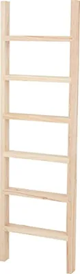 Productafbeelding van Houten ladder 60 cm van grenenhout voor creatief gebruik