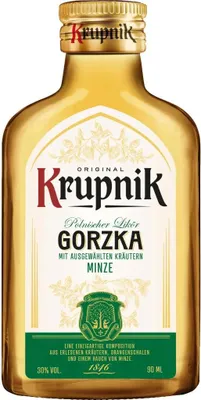 Produktbild von Krupnik Gorzka Minze Likör 30% vol. 90ml