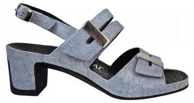 Produktbild von Vital Joy Lederfutter aqua Sandale Blau in Gr. 40