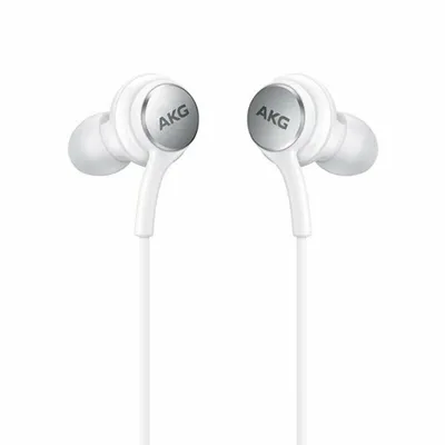 Image de Casque stéréo Samsung AKG EO-IC100BWEGEU – USB-C, microphone, 1,2 m – blanc (en vrac)