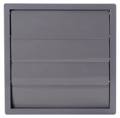 Produktbild von Dalap GP 355 PVC Lüftungsgitter mit Jalousie Grau