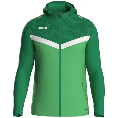 Produktbild von JAKO Unisex Kapuzenjacke Iconic, Farbe:soft green/sportgrün, Größe:4XL