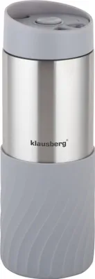 Obrázek produktu pro Klausberg termohrnek 400ml nerezová ocel 18/8 šedá KB7634