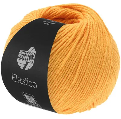 Produktbild von Lana Grossa Elastico (Baumwolle), Farbe:161 - Gelborange