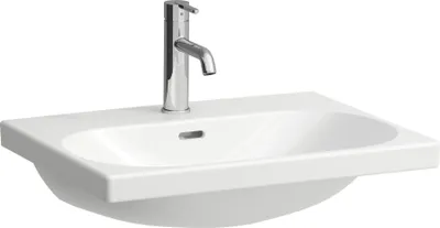 Produktbild von Laufen LF Lua WT, unterbaufähig, 81008.3, 600x460, 1 Hahnloch, mit Überlauf, weiß, 1 Stk.