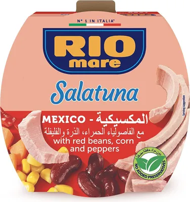 Produktbild von 6x Rio Mare Tonno Insalatissime Messicana Thunfisch rote Bohnen, Mais & Paprika