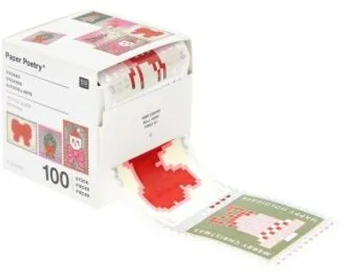 Produktbild von Sticker WeihnachtspostMIX, 100 Stk.
