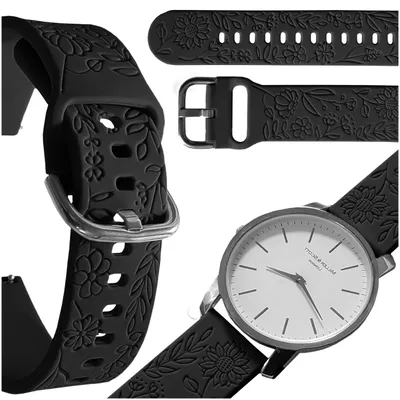 Zdjęcie produktu dla Pasek ChronSmarta do smartwatch'a Huawei Watch GT 2 3 Pro Active Elegant GT2 GT3 42mm (Czarny)