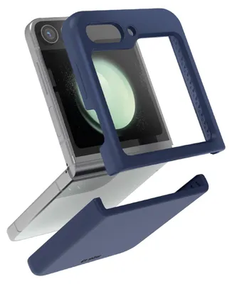 Productafbeelding van Siliconen hoesje met microvezelvoering voor Samsung Z Flip 5
