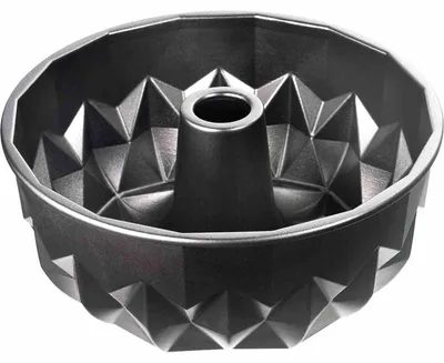 Produktbild von Kaiser 2300646794, Kuchenform, Rund, Aluminium, Gerillte Oberfläche, Schwarz, China