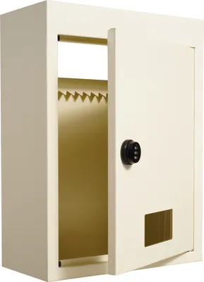 Zdjęcie produktu dla SucceBuy Przelotowa skrzynka na listy, solidna stalowa skrzynka na listy z zamkiem szyfrowym 2,8-7,9" 13", 12,5x6,3x16,9", beżowa - Bezpieczne przechowywanie poczty