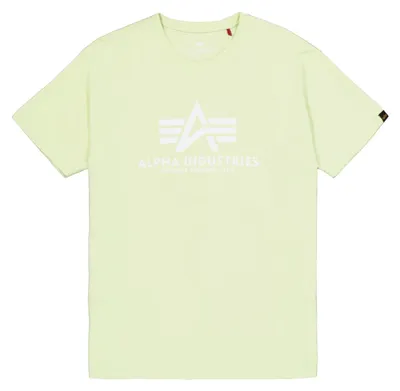 Produktbild von Alpha Industries Herren Basic T-Shirt, Arctic Lime, S