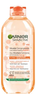 Produktbild von Garnier Micellair Water 400ml Peeling Reinigingswater